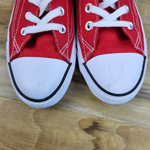🔸️Airwalk Red & White Canvas Sneakers Size 8 - Picture 9 of 13